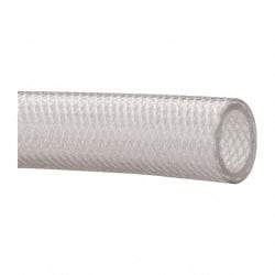 Made in USA - 1" ID x 1-3/8" OD, 3/16" Wall Thickness, Cut to Length (100' Standard Length) PVC Tube - Clear, 110 Max psi, 80 Shore A Hardness - Best Tool & Supply