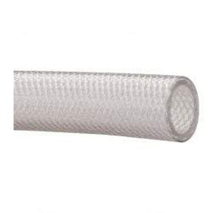 Made in USA - 1" ID x 1-3/8" OD, 3/16" Wall Thickness, Cut to Length (100' Standard Length) PVC Tube - Clear, 110 Max psi, 80 Shore A Hardness - Best Tool & Supply