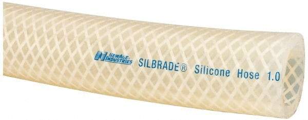 NewAge Industries - 1" ID x 1.36" OD, Cut to Length (50' Standard Length) Silicone Tube - Natural, 75 Max psi, 60 Shore A Hardness - Best Tool & Supply