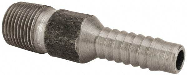 Campbell Fittings - 1/2" Pipe ID, Threaded Combination Nipple for Hoses - Steel - Best Tool & Supply