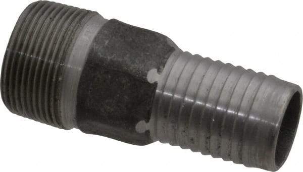 Campbell Fittings - 1-1/4" Pipe ID, Threaded Combination Nipple for Hoses - Steel - Best Tool & Supply