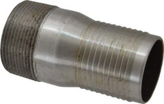 Campbell Fittings - 2-1/2" Pipe ID, Threaded Combination Nipple for Hoses - Steel - Best Tool & Supply