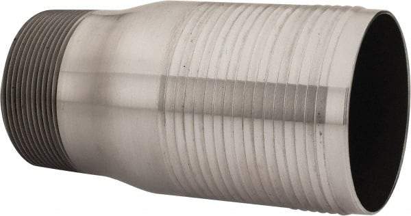 Campbell Fittings - 4" Pipe ID, Expander Combination Nipple for Hoses - 3 Male NPT, Steel - Best Tool & Supply