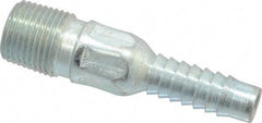 Campbell Fittings - 1/2" Pipe ID, Threaded Combination Nipple for Hoses - Plated Steel - Best Tool & Supply