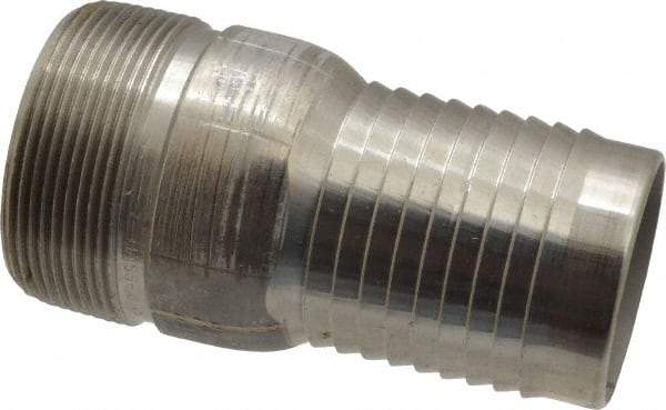 Campbell Fittings - 2" Pipe ID, Threaded Combination Nipple for Hoses - Stainless Steel - Best Tool & Supply