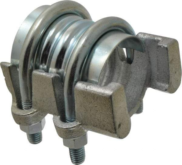 Campbell Fittings - 2" Hose, Interlocking U-Bolt Clamp - Plated Steel - Best Tool & Supply