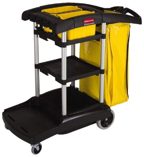 Rubbermaid - Polyethylene Janitor Cart - 49-3/4" Long - Best Tool & Supply