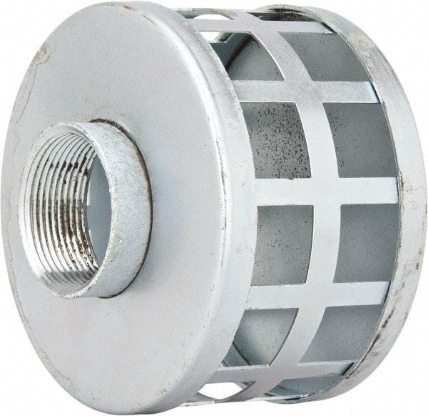 Kuriyama of America - 1-1/2" Hose, Square Hole Strainer - Plated Steel - Best Tool & Supply