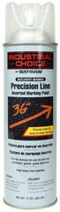 Rust-Oleum - 15 fl oz White Marking Paint - 300' to 350' Coverage at 1-1/2" Wide, Solvent-Based Formula - Best Tool & Supply