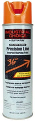 Rust-Oleum - 17 fl oz Orange Marking Paint - 600' to 700' Coverage at 1" Wide, Solvent-Based Formula - Best Tool & Supply