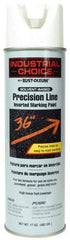 Rust-Oleum - 17 fl oz White Marking Paint - 600' to 700' Coverage at 1" Wide, Solvent-Based Formula - Best Tool & Supply