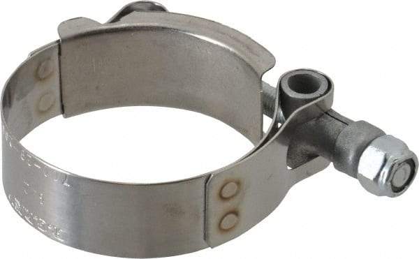 Campbell Fittings - 2" Hose, 3/4" Wide x 0.025" Thick, T-Bolt Band Clamp - Stainless Steel - Best Tool & Supply