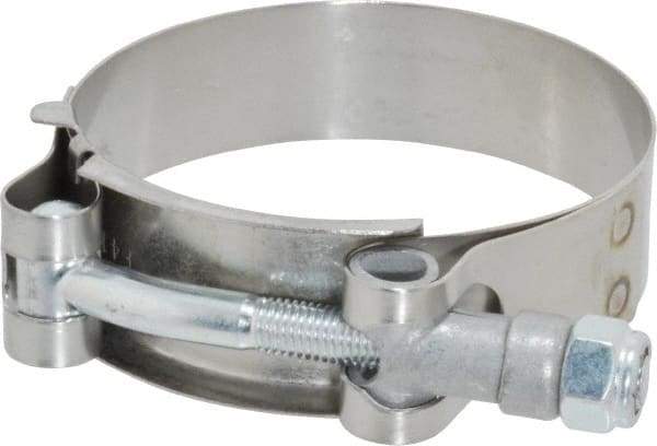 Campbell Fittings - 2-1/2" Hose, 3/4" Wide x 0.025" Thick, T-Bolt Band Clamp - Stainless Steel - Best Tool & Supply