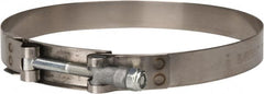 Campbell Fittings - 6" Hose, 3/4" Wide x 0.025" Thick, T-Bolt Band Clamp - Best Tool & Supply