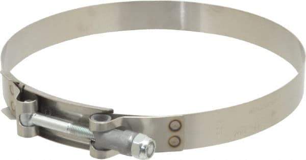 Campbell Fittings - 6-1/4" Hose, 3/4" Wide x 0.025" Thick, T-Bolt Band Clamp - Stainless Steel - Best Tool & Supply