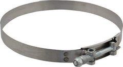 Campbell Fittings - 7-1/4" Hose, 3/4" Wide x 0.025" Thick, T-Bolt Band Clamp - Stainless Steel - Best Tool & Supply