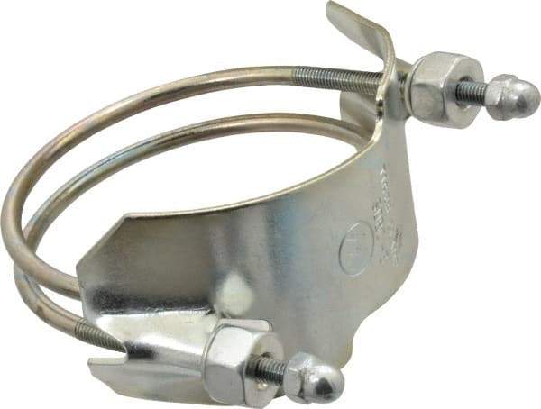 Kuriyama of America - 3" Hose, Spiral Double Bolt Hose Clamp - Plated Steel - Best Tool & Supply