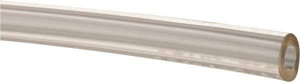 Made in USA - 1/8" ID x 1/4" OD, 1/16" Wall Thickness, Cut to Length (50' Standard Length) Plastic Tube - Clear, 62 Max psi, 63 Hardness - Best Tool & Supply