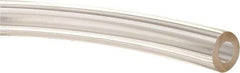 Made in USA - 1/4" ID x 1/2" OD, 1/8" Wall Thickness, Cut to Length (50' Standard Length) Plastic Tube - Clear, 62 Max psi, 63 Hardness - Best Tool & Supply