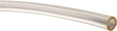 Made in USA - 3/16" ID x 5/16" OD, 1/16" Wall Thickness, Cut to Length (50' Standard Length) Plastic Tube - Clear, 45 Max psi, 65 Hardness - Best Tool & Supply