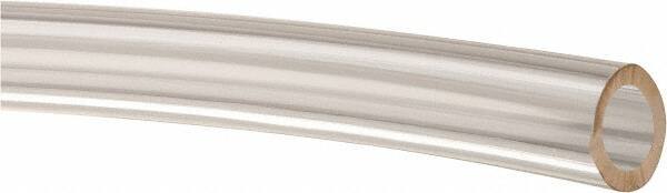 Made in USA - 1/4" ID x 3/8" OD, 1/16" Wall Thickness, Cut to Length (50' Standard Length) Plastic Tube - Clear, 25 Max psi, 40 Hardness - Best Tool & Supply