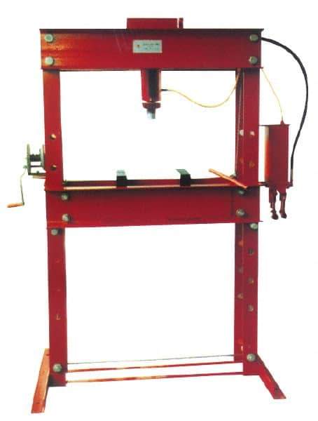 Enco - 45 Ton Hydraulic Shop Press - 6.88 Inch Stroke - Best Tool & Supply