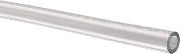 Made in USA - 3/16" ID x 5/16" OD, 1/16" Wall Thickness, Cut to Length (50' Standard Length) Plastic Tube - Clear, 14 Max psi, 63 Hardness - Best Tool & Supply