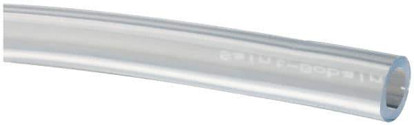 Made in USA - 1/4" ID x 3/8" OD, 1/16" Wall Thickness, Cut to Length (50' Standard Length) Plastic Tube - Clear, 11 Max psi, 63 Hardness - Best Tool & Supply