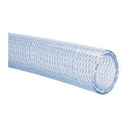 Made in USA - 1-1/4" ID x 1-11/16" OD, 7/32" Wall Thickness, Cut to Length (50' Standard Length) PVC Tube - Clear, 80 Max psi, 80 Hardness - Best Tool & Supply