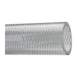 Made in USA - 1-1/2" ID x 1-15/16" OD, 7/32" Wall Thickness, Cut to Length (50' Standard Length) PVC Tube - Clear, 80 Max psi, 80 Hardness - Best Tool & Supply