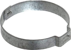 Oetiker - 35 to 38.1mm, Zinc-Plated 1-Ear Clamp - 1-1/2" Noml Size, 10mm Inner Width, 7mm Wide x 0.75mm Thick, Carbon Steel - Best Tool & Supply