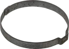 Oetiker - 55.9 to 59mm, Zinc-Plated 1-Ear Clamp - 2-5/16" Noml Size, 10mm Inner Width, 7mm Wide x 0.75mm Thick, Carbon Steel - Best Tool & Supply