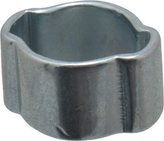 Oetiker - 5 to 7mm, Zinc-Plated 2-Ear Clamp - 1/4" Noml Size, 3.14mm Inner Width, 6mm Wide x 0.7mm Thick, Carbon Steel - Best Tool & Supply