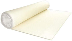 Made in USA - 5/8 Inch Thick x 60 Inch Wide x 60 Inch Long, Pressed Wool Felt Sheet - 10 Lbs/Square Yd., White, 500 psi - Best Tool & Supply