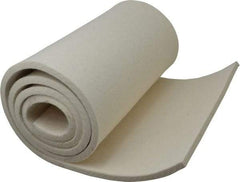 Made in USA - 3/8 Inch Thick x 60 Inch Wide x 12 Inch Long, Pressed Wool Felt Sheet - 6 Lbs/Square Yd., White, 500 psi - Best Tool & Supply