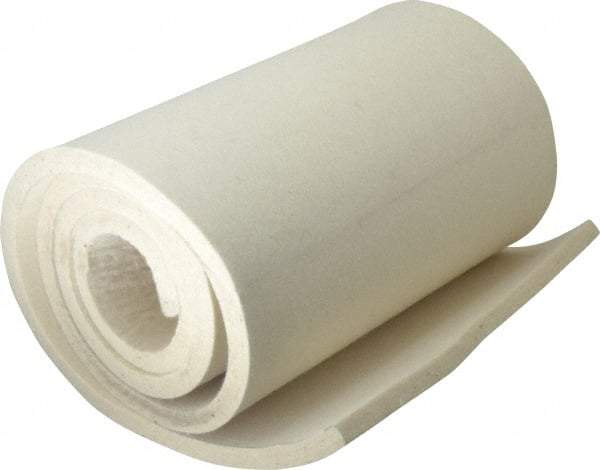 Made in USA - 1/2 Inch Thick x 60 Inch Wide x 12 Inch Long, Pressed Wool Felt Sheet - 8 Lbs/Square Yd., White, 500 psi - Best Tool & Supply