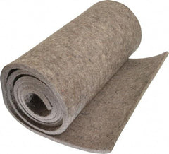 Made in USA - 3/8 Inch Thick x 60 Inch Wide x 12 Inch Long, Pressed Wool Felt Sheet - 6 Lbs/Square Yd., Gray, 400 psi - Best Tool & Supply