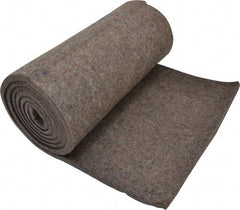 Made in USA - 3/8 Inch Thick x 72 Inch Wide x 12 Inch Long, Pressed Wool Felt Sheet - 3.2 Lbs/Square Yd., Gray, 75 psi - Best Tool & Supply