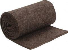 Made in USA - 1/2 Inch Thick x 72 Inch Wide x 12 Inch Long, Pressed Wool Felt Sheet - 4.2 Lbs/Square Yd., Gray, 75 psi - Best Tool & Supply