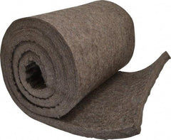 Made in USA - 3/4 Inch Thick x 72 Inch Wide x 12 Inch Long, Pressed Wool Felt Sheet - 6.4 Lbs/Square Yd., Gray, 75 psi - Best Tool & Supply