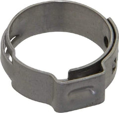 Oetiker - Stepless Ear Clamp - 11/16" Noml Size, 8mm Inner Width, 7mm Wide x 0.6mm Thick, Stainless Steel - Best Tool & Supply