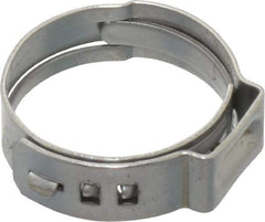 Oetiker - Stepless Ear Clamp - 3/4" Noml Size, 10mm Inner Width, 7mm Wide x 0.6mm Thick, Stainless Steel - Best Tool & Supply