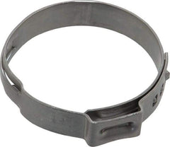 Oetiker - Stepless Ear Clamp - 1-3/16" Noml Size, 10mm Inner Width, 7mm Wide x 0.6mm Thick, Stainless Steel - Best Tool & Supply