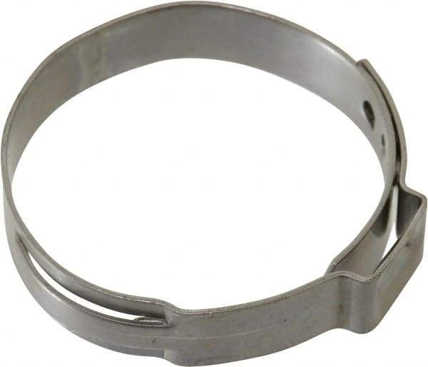 Oetiker - Stepless Ear Clamp - 1-5/16" Noml Size, 10mm Inner Width, 7mm Wide x 0.6mm Thick, Stainless Steel - Best Tool & Supply