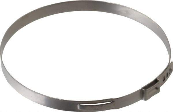 Oetiker - Stepless Ear Clamp - 3-5/16" Noml Size, 10mm Inner Width, 7mm Wide x 0.6mm Thick, Stainless Steel - Best Tool & Supply