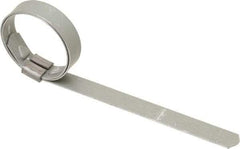 IDEAL TRIDON - 1" ID Galvanized Steel Preformed J-Type Clamp - 3/8" Wide, 0.025" Thick - Best Tool & Supply