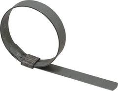 IDEAL TRIDON - 2-1/2" ID, Galvanized Steel Preformed J-Type Clamp - 5/8" Wide x 0.03" Thick - Best Tool & Supply