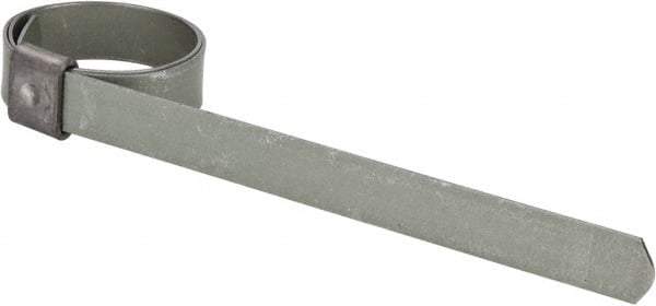 IDEAL TRIDON - 13/16" ID Galvanized Steel Preformed Center Punch Clamp - 3/8" Wide, 0.025" Thick - Best Tool & Supply