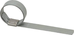 IDEAL TRIDON - 1-1/4" ID Galvanized Steel Preformed Center Punch Clamp - 5/8" Wide, 0.025" Thick - Best Tool & Supply