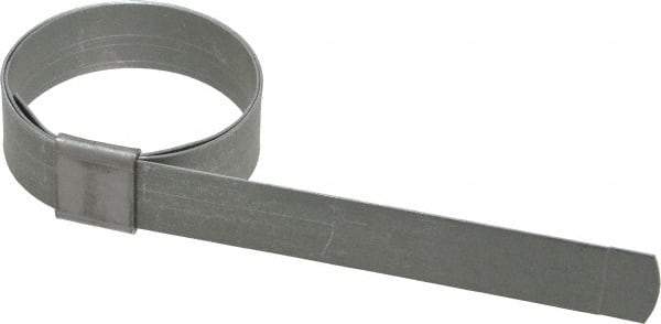 IDEAL TRIDON - 1-1/2" ID Galvanized Steel Preformed Center Punch Clamp - 5/8" Wide, 0.025" Thick - Best Tool & Supply